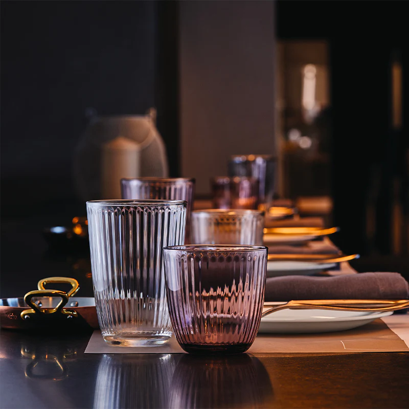 29 cl - Line Bicchiere Acqua in Vetro - Set 6 Pezzi - immagine 4