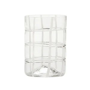 35 cl - Twiddle Bicchiere Acqua A Righe in Vetro Soffiato - Set 6 Pezzi