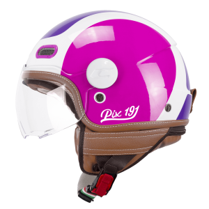 Casco jet CGM 191 PIX Viola Fucsia