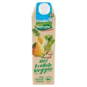 Valfrutta, 100% Frullato Veggie pera finocchio zenzero