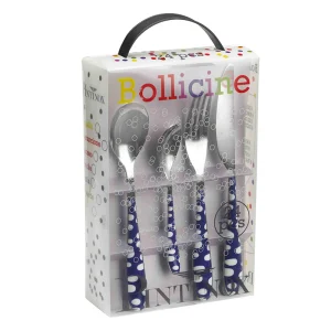 Bollicine Servizio Posate In Acciaio Inox - Set 24 Pz