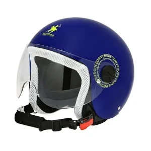 CASCO RODEO DRIVE KID BLU ROYAL/GIALLO FLUO LUCIDO Cod.(RD109 BL)