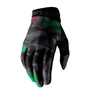 Guanti Motocross Racing 100% Nero/Camo