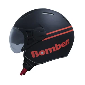 CASCO RODEO DRIVE RD107LUX DOPPIA VISIERA NERO OPACO/ARANCIO